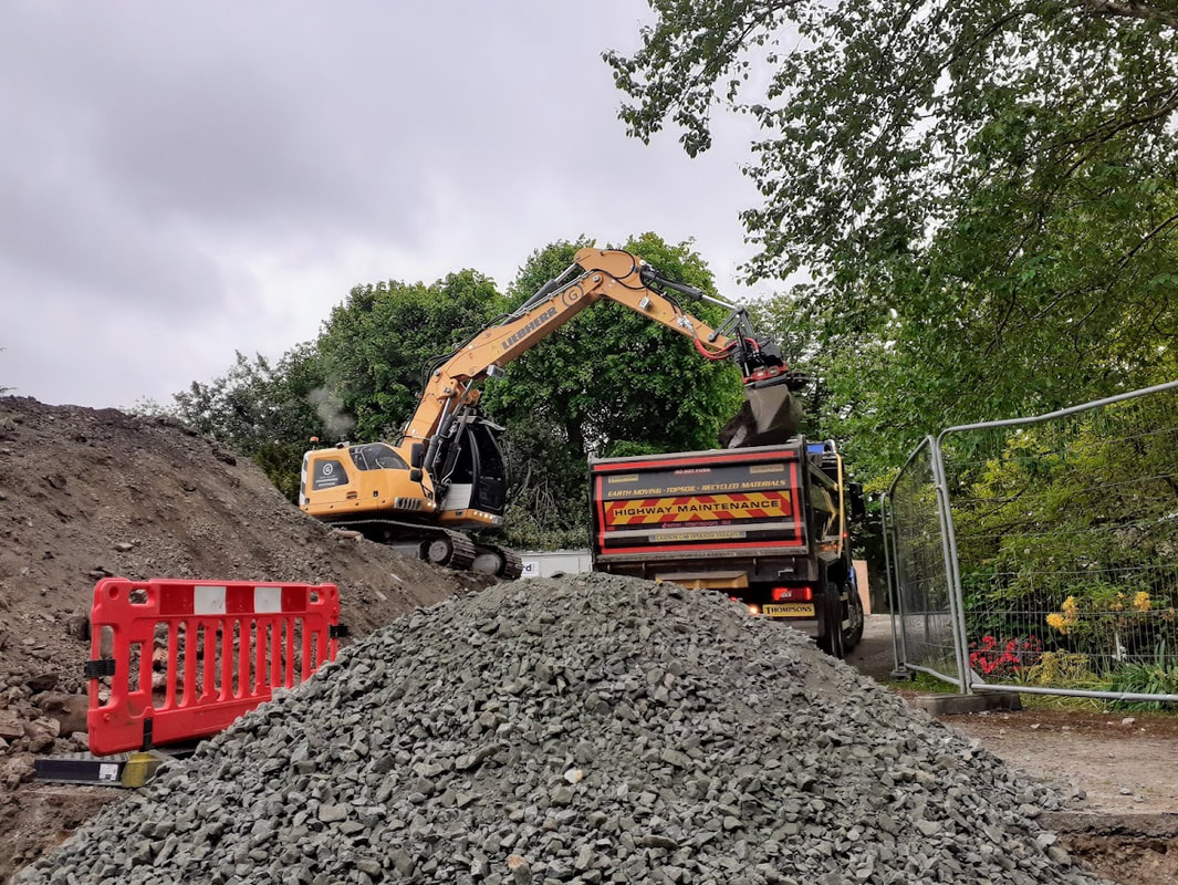 Mini digger hire in Havering for trenching and groundworks